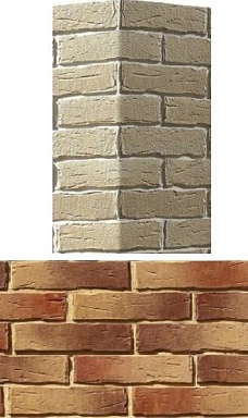 Искусственный камень White Hills 375-65 Сити брик угол 10x22x7