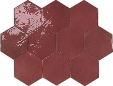 Плитка Wow 122084 ZELLIGE HEXA WINE 10,8x12,4