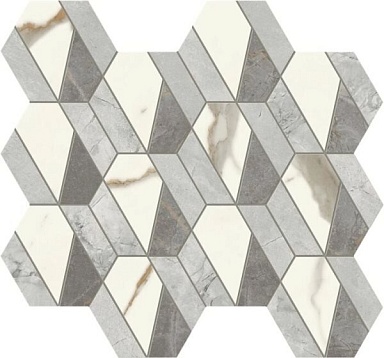 Мозаика Atlas Concorde Italy AF8Q Marvel Mosaico Hive Hex Lappato 37,2x32,2