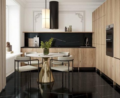 Керамогранит Laparet Lawa black черный полированный 60x120