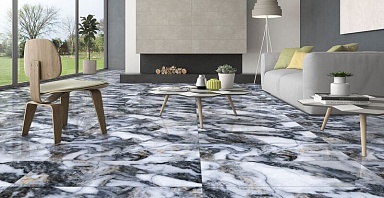 Керамогранит Bluezone Nordic Blue Hi-Glossy 60х120