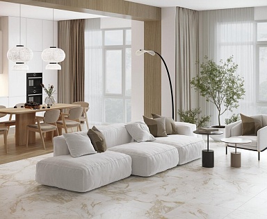 Керамогранит Laparet Calacatta Oro полированный 60x60