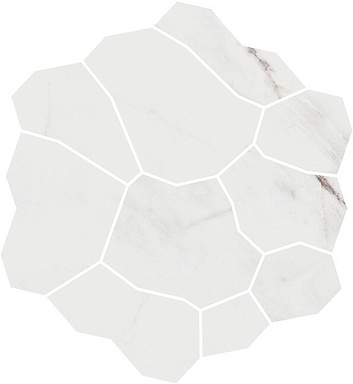 Kerama Marazzi KMD2HID017BR Декор Марсель наборный серый светлый глянцевый обрезной 31,5x34,2x0,9