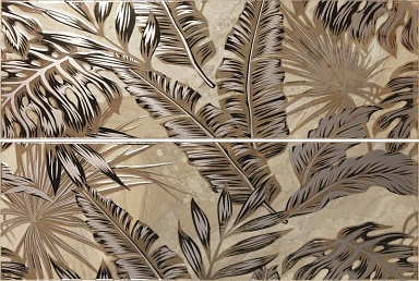Панно Ape A036489 Decor Set (2) Rex Cream 25x75