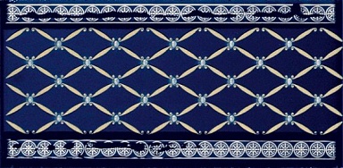 Бордюр Ape CENEFA DELIS COBALTO SILVER 20*10
