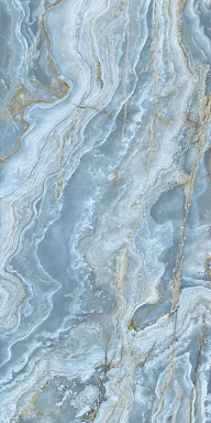 Керамогранит Ava Ceramica 173005 Onice Iride Cobalto Lap Ret 6mm 160x320