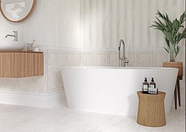 Бордюр Gracia Ceramica Ceramic white 02 6х25