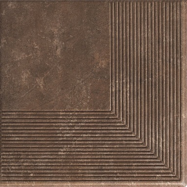 Paradyz Ilario Brown Ступень угловая MAT 30х30