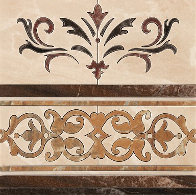 Декор Ceracasa Deco Jainoor Pulido Lineal Crema 38.8x38.8