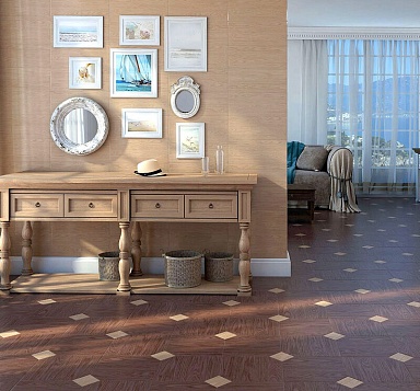 Kerama Marazzi 33047/7 Вставка Марекьяро беж светлый 10х10
