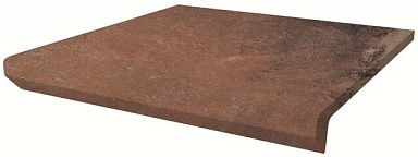 Ступень Paradyz Scandiano Rosso Kapinos Stopnica Prosta B1a 30x33