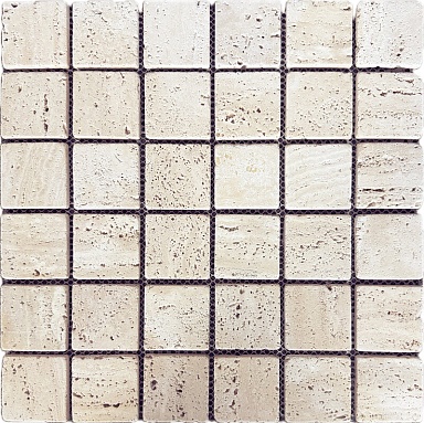 Мозаика StarMosaic JMST2503 Travertine Light 48х48 305x305x7