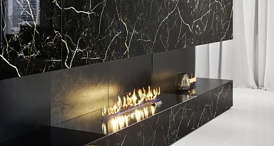 Керамогранит Meissen O-RBL-GGM234 Royal Black полированный черный 79.8x79.8