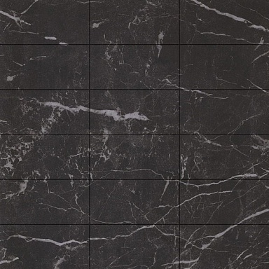 Мозаика Casalgrande Padana 2705021 Marmoker Mosaico Nero Creta Lucido 5x10 29.5x29.5