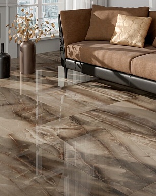 Керамогранит Etili Seramik Sevilla Graphite Polished Rec. 60x120