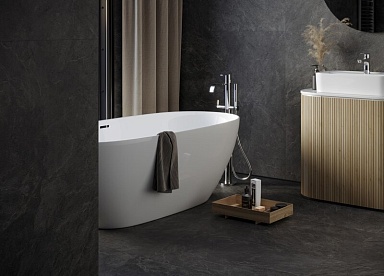 Керамогранит Kerranova K-2211/SR Krater Grey 600x600