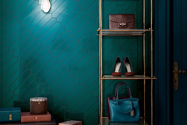 Плитка Equipe 25826 Arrow Green Halite 5x25