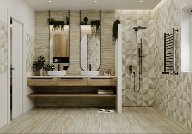 Березакерамика Palissandro декор Oasis 2 оливковый 300х600
