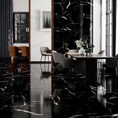 Statuario Black Eurotile