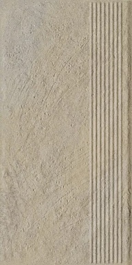 Ступень Paradyz Eremite Crema Stopnica Prosta Struktura Mat 30x60