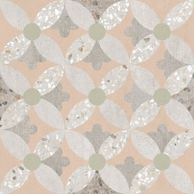 Vitra K949796LPR01VTE0 Beton-Terrazzo Декор Пэчворк 7ЛПР 60x60