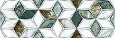 Декор PrimaVera DG17-04 Hypnose Malachite Decor 04 glossy 30x90