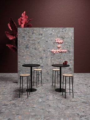 Керамогранит LEONARDO 1502 ATTD 60DG RM Dark Grey 60x60