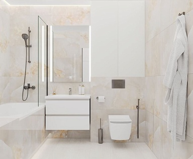 Керамогранит Ceradim Onyx Orlam Бежевый Полированный 60х120