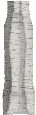 Декоративная вставка Kerama Marazzi SG5268/AGI Угол внутренний Монтиони белый матовый 8x2,4