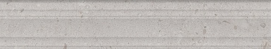 Kerama Marazzi BLF010R Бордюр Риккарди серый светлый матовый структура обрезной 40x7,3
