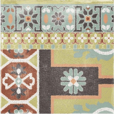 Керамогранит ABK 0003351 PLAY CARPET MIX MULTICOLOR 20x20