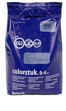 Смеси и затирки Butech Затирка цементная B21522237 COLORSTUK 0-4 Blanco 5 KG