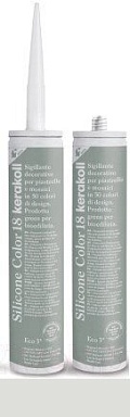 Смеси и затирки Kerakoll Silicone Color Fugabella Color герметик 04 310мл