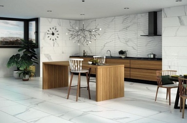 Керамогранит Alaplana Ceramica Pune Blanco Satinado Rett 100x100