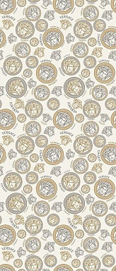 Декор Versace PF60011448 Manifesto Medusa White 120x280