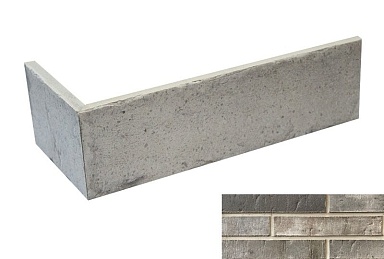 Клинкерная плитка Interbau INT338 Угловой элемент RetroBrick 290/115х52х12