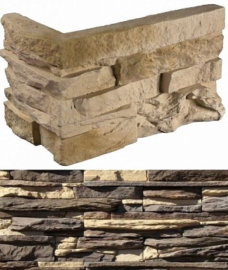 Искусственный камень White Hills 131-25 Уорд Хилл угол 10x29,5x10 (9x24x10)