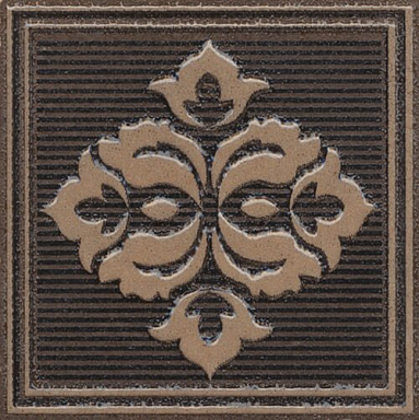 Kerama Marazzi AD/B400/SG929720R Вставка Версаль коричневый обрезной 7x7x0,9