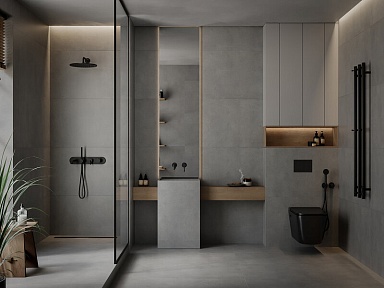 Керамогранит Gracia Ceramica 010400001369 Beton light grey PG 11 60х120