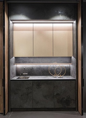 Керамогранит Laminam Russia LAMF008412 I Metalli Plutonio 3+ 1000x3000