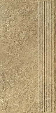Ступень Paradyz Eremite Beige Stopnica Prosta Struktura Mat 30x60