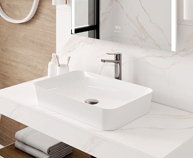 Керамогранит Laparet Statuario Crema белый матовый 60х60
