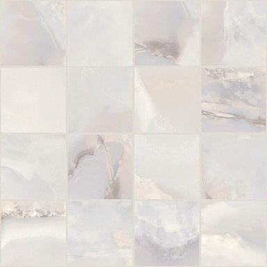 Декор Casa Dolce Casa 767696 Onyx&More White Onyx Satin Mosaico 6mm 7,5x7,5 30x30