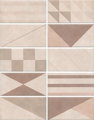 Плитка Kerama Marazzi 19034 Александрия светлый микс 20х9,9