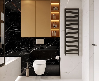 Керамогранит Laparet Flash Black чёрный 60x120