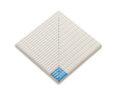 Ступень Serapool 21211 IK Petit Carre Внутренний угол плитки с буртиком Light Blue-Unglazed 12x12