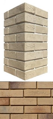 Искусственный камень White Hills 360-45 Терамо брик II угол 10x22,5x6,5