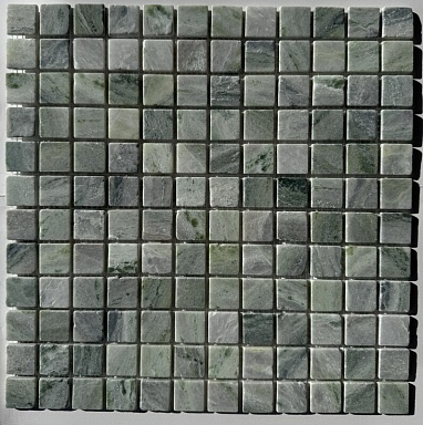 Мозаика Pixmosaic PIX313 Jet Green матовая 23x23 305х305х4