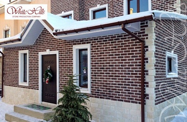 Искусственный камень White Hills 315-25 Брюгге брик Угол 8x19x6.5