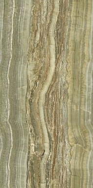 Керамогранит Ariostea UO6L157558 GREEN ONYX VEIN Cut Luc Shiny 150x75